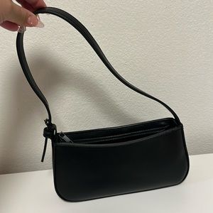 Great condition black leather shoulder bag
